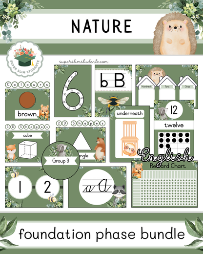 Nature Theme / Foundation Phase Bundle [Choose Language]