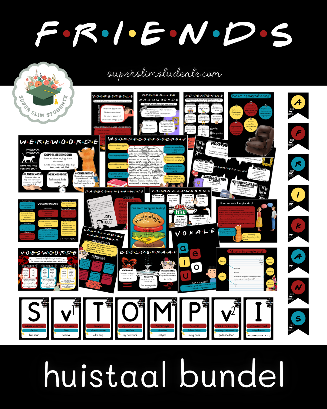 Friends Theme / Afrikaans Huistaal Bundel