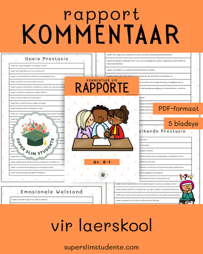 Report Comments: Primary School [Choose Language]