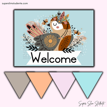 Pastel Boho Birds Classroom Theme (Preschool)