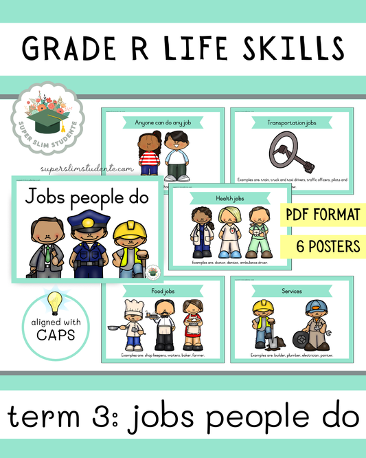 Grade R Term 3: Jobs People Do [Choose Language]