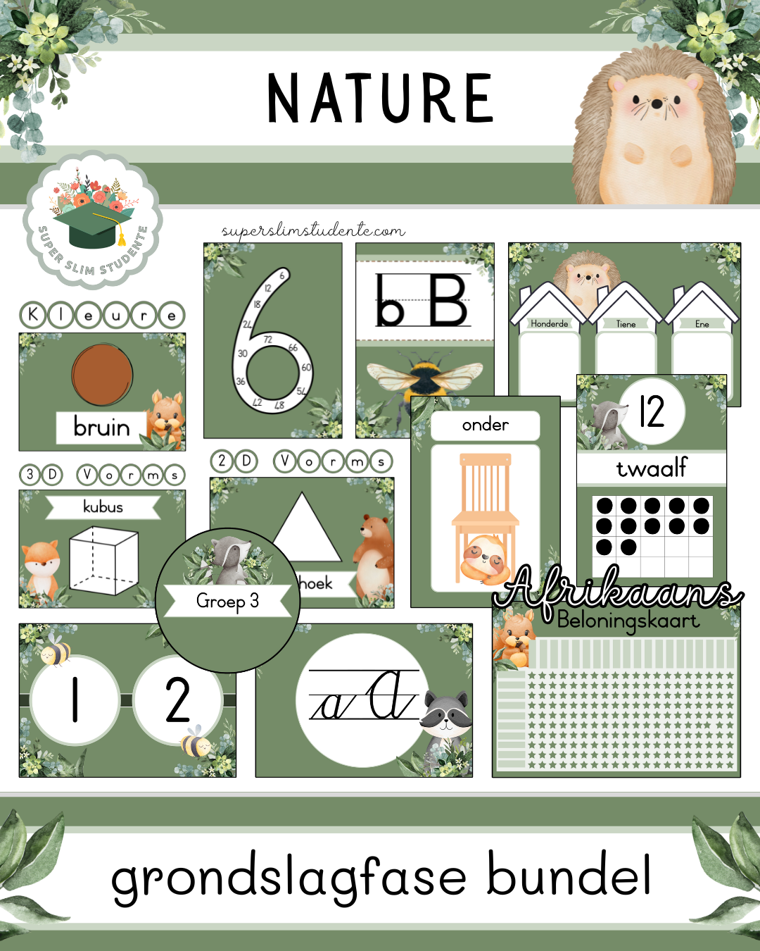 Nature Theme / Foundation Phase Bundle [Choose Language]