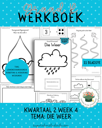 Gr. R Term 2 Workbook: The Weather [Choose Language]