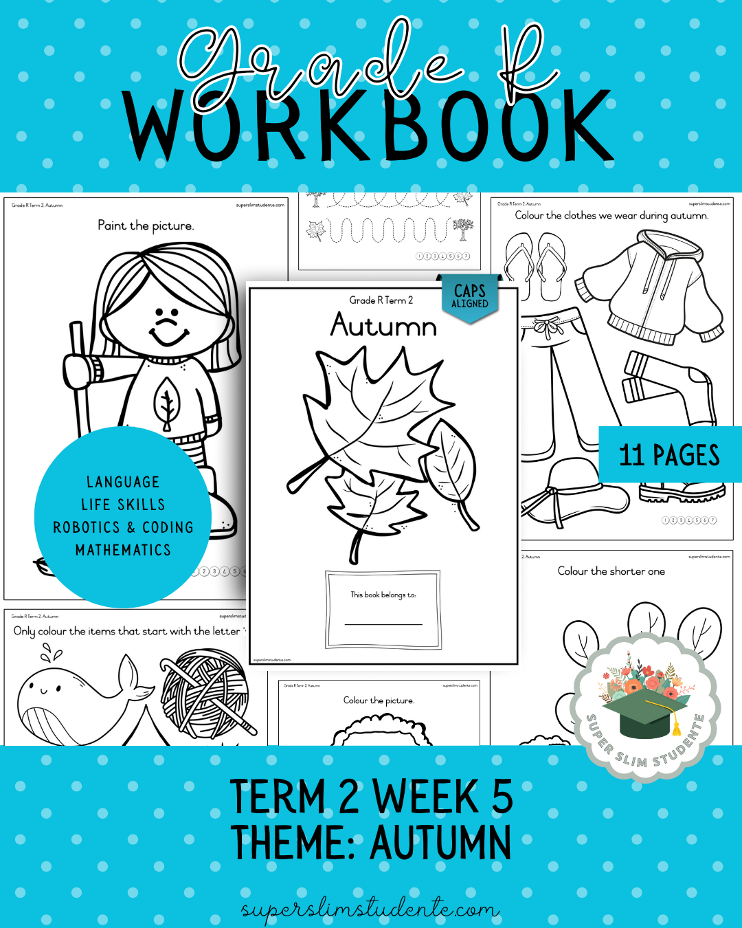 Gr. R Term 2 Workbook: Autumn [Choose Language]