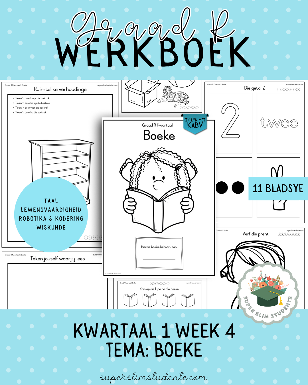 Gr. R Term 1 Workbook: Books [Choose Language]