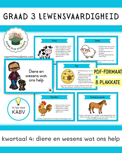 Grade 3 Term 4: Animals and creatures that help us [Choose Language]