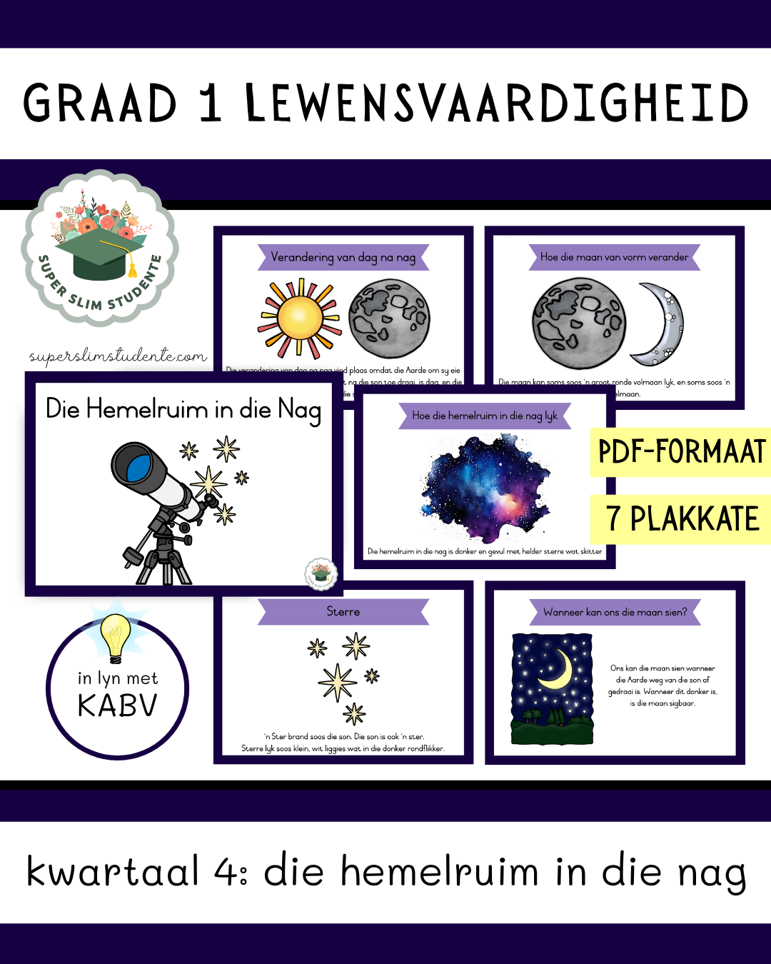 Grade 1 Term 4: The Sky at Night [Choose Language]