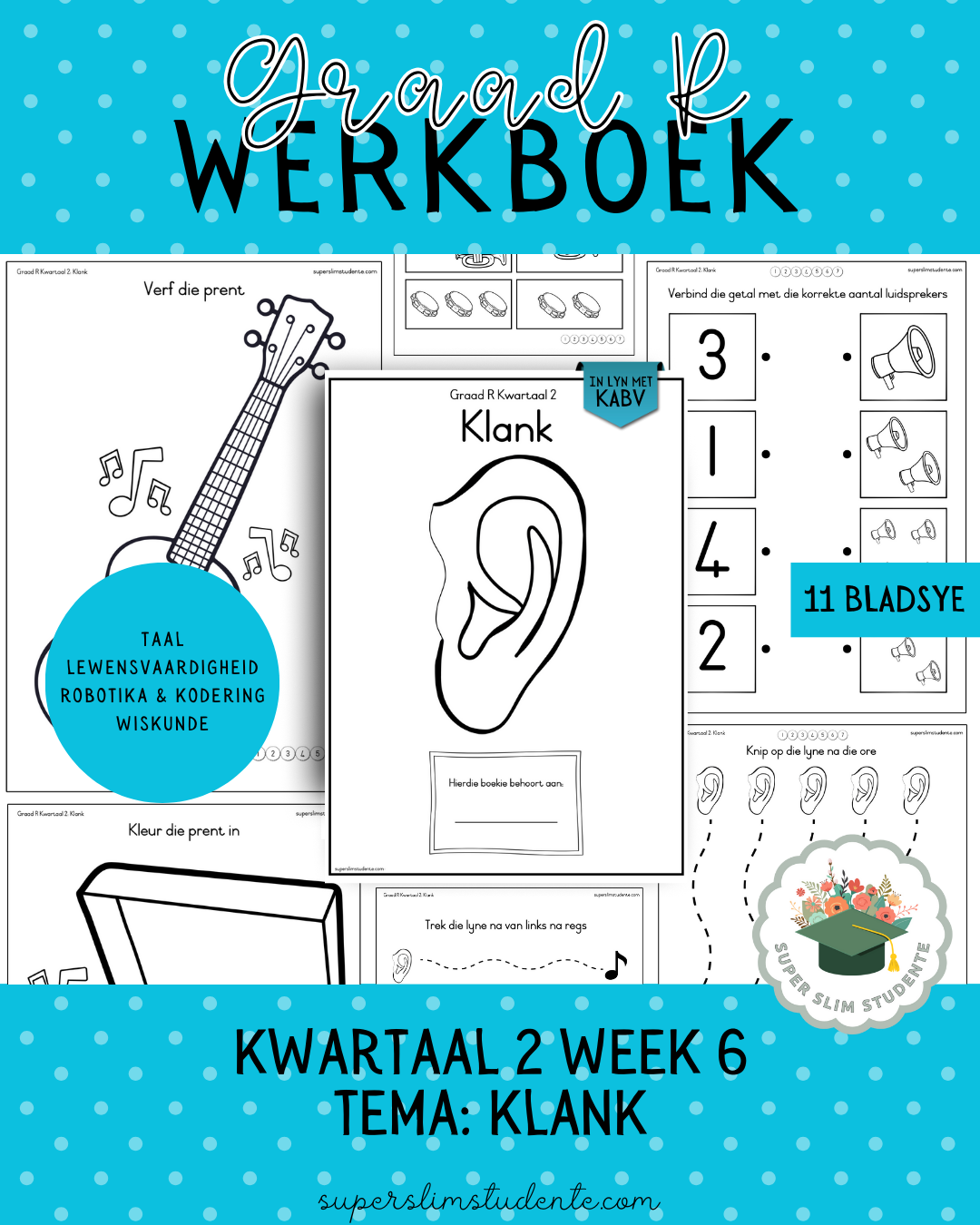 Gr. R Term 2 Workbook: Sound [Choose Language]