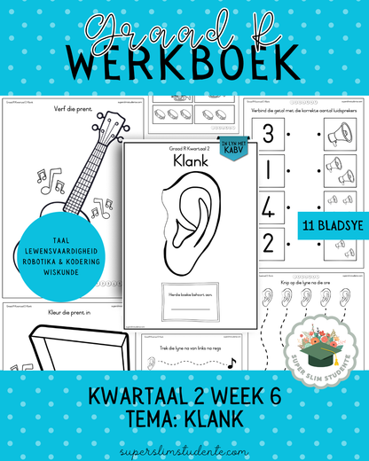 Gr. R Term 2 Workbook: Sound [Choose Language]