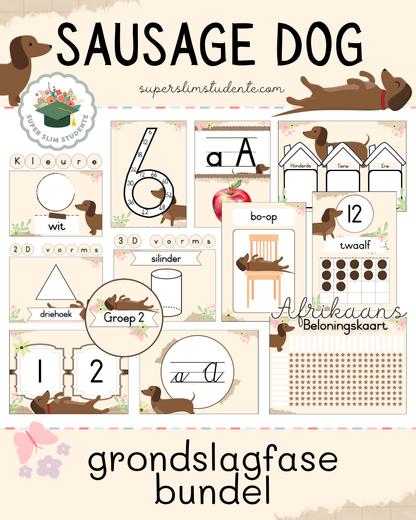 Sausage Dog Theme / Foundation Phase Bundle [Choose Language]
