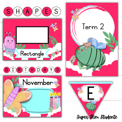 Bugs Classroom Theme (Preschool Version)