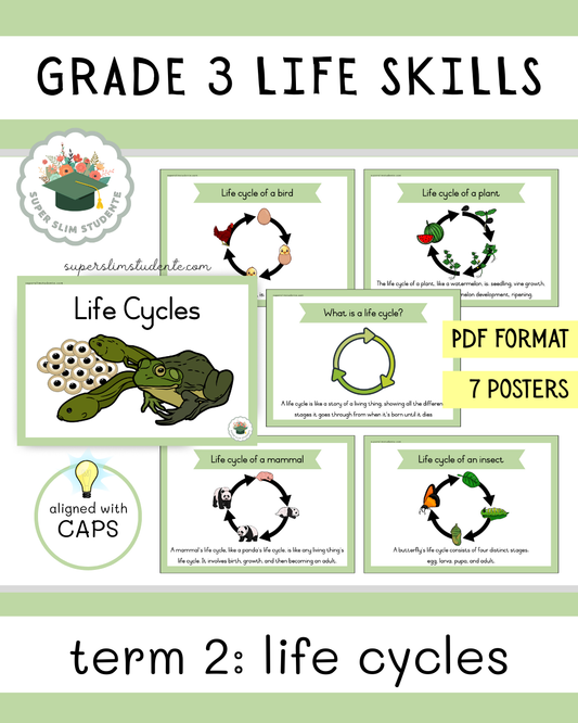 Grade 3 Term 2: Life Cycles [Choose Language]