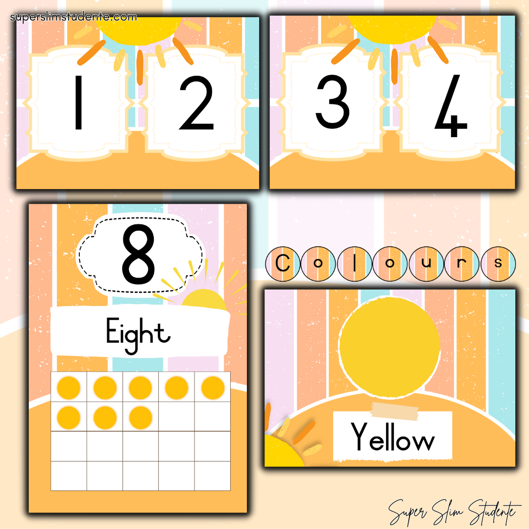 Hello Sunshine Classroom Theme (Foundation Phase)