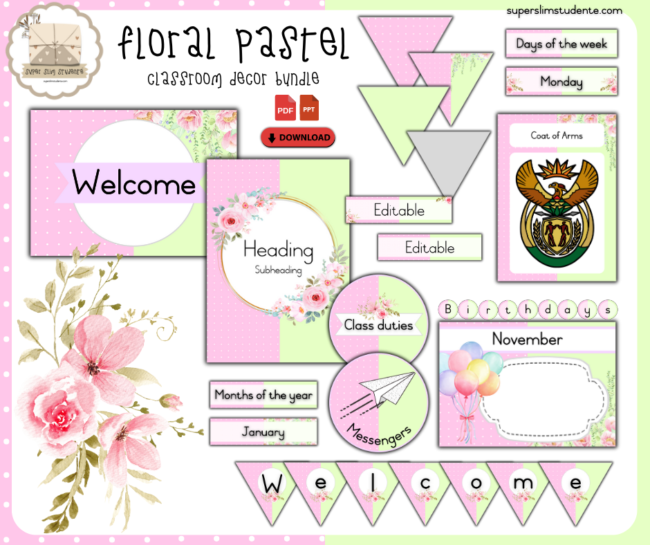 Floral Pastel [Theme Bundles]