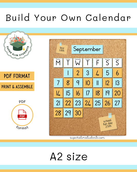 Build Your Own Calendar [Choose Language]