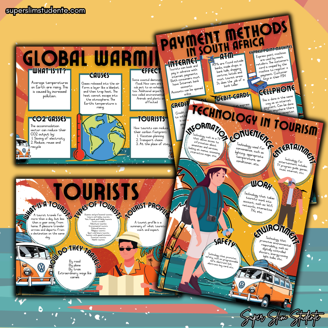 Retro Bus Classroom Theme (Tourism & Social Studies)