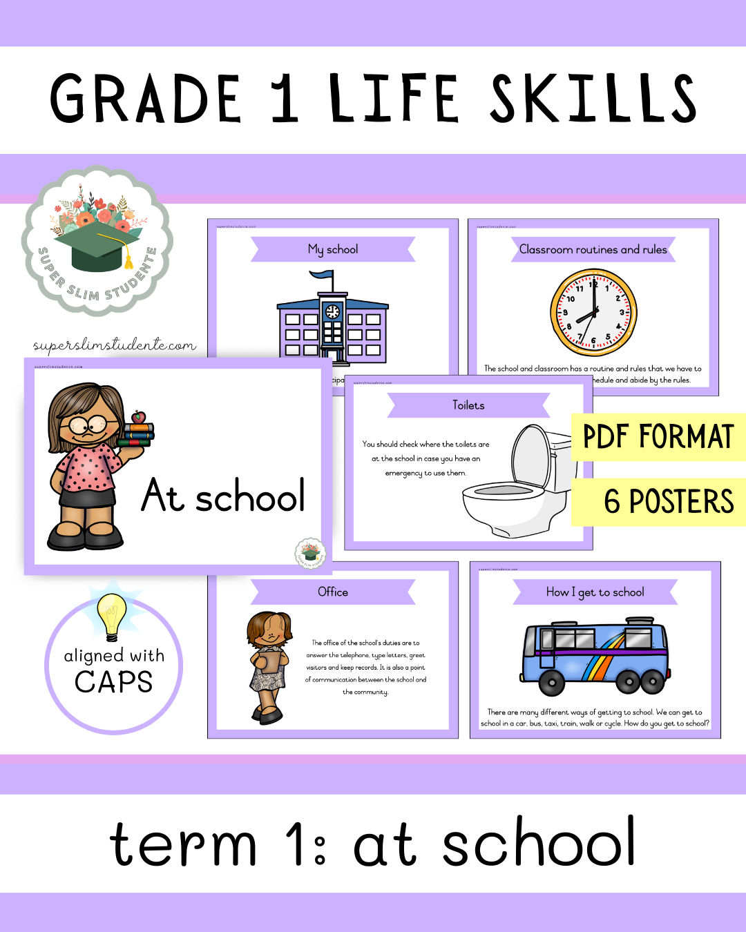 Grade 1 Term 1: At School [Choose Language]