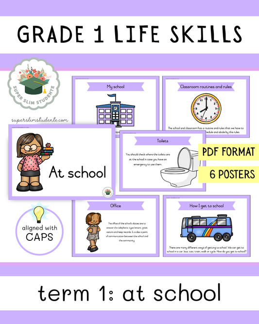 Grade 1 Term 1: At School [Choose Language]