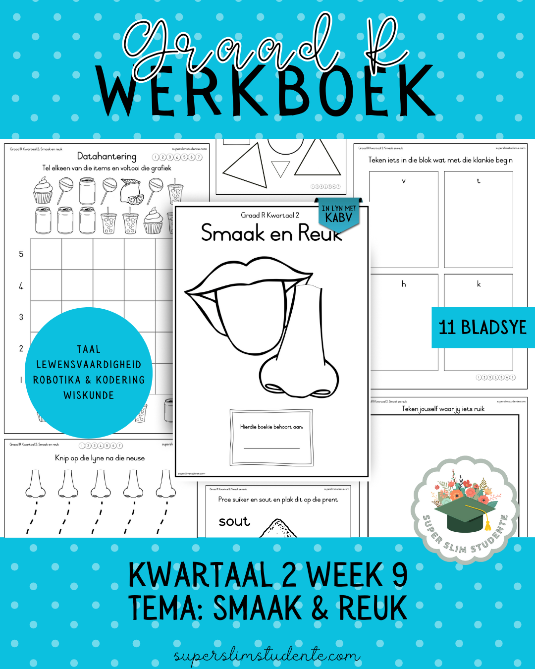 Gr. R Term 2 Workbook: Taste & Smell [Choose Language]