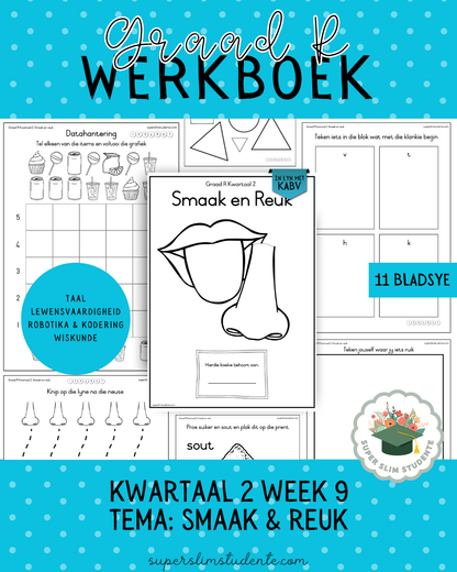 Gr. R Term 2 Workbook: Taste & Smell [Choose Language]