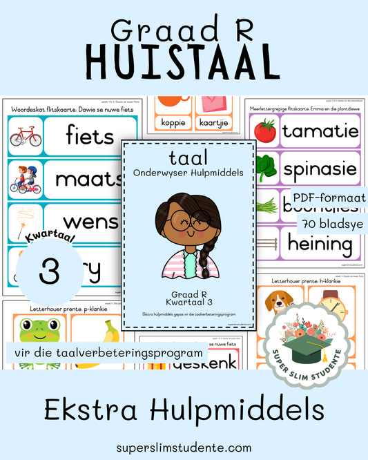 Gr. R Taalverbeteringsprogram: Ekstra Hulpmiddels [Kwartaal 3]