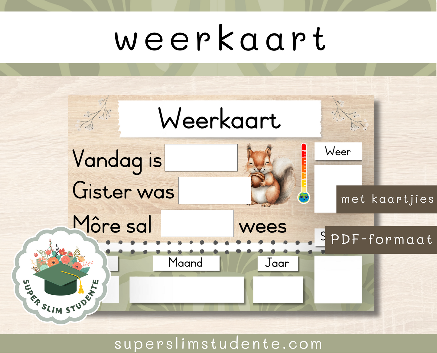 Weather Chart / Squirrel Theme [Choose Language]