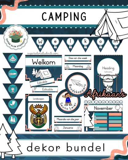Camping Theme / Decor Bundle [Choose Language]