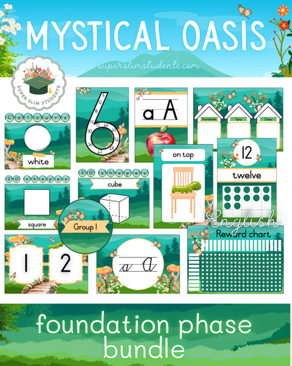 Mystical Oasis Theme / Foundation Phase Bundle [Choose Language]