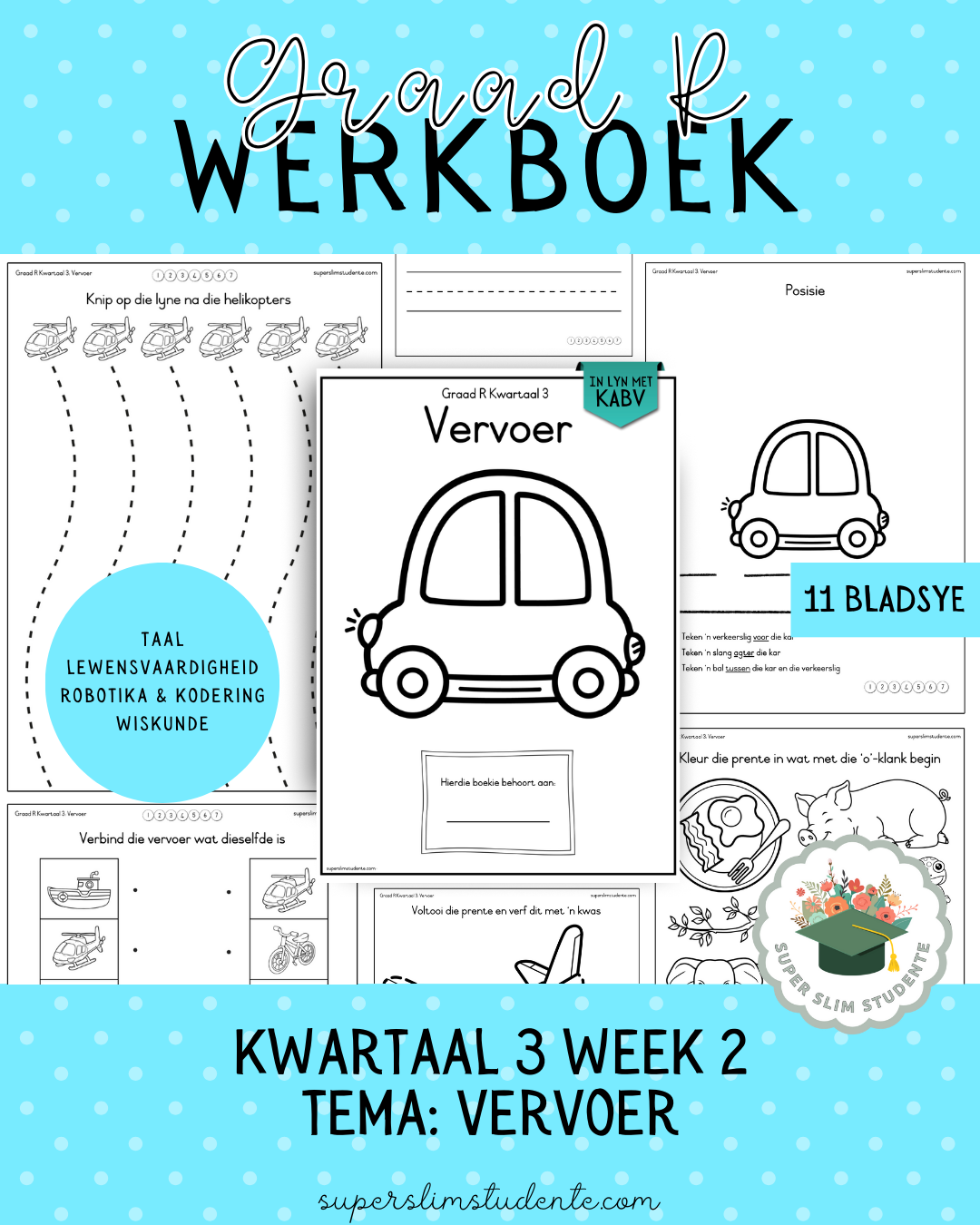 Gr. R Term 3 Workbook: Transport [Choose Language]