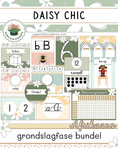 Daisy Chic Theme / Foundation Phase Bundle [Choose Language]
