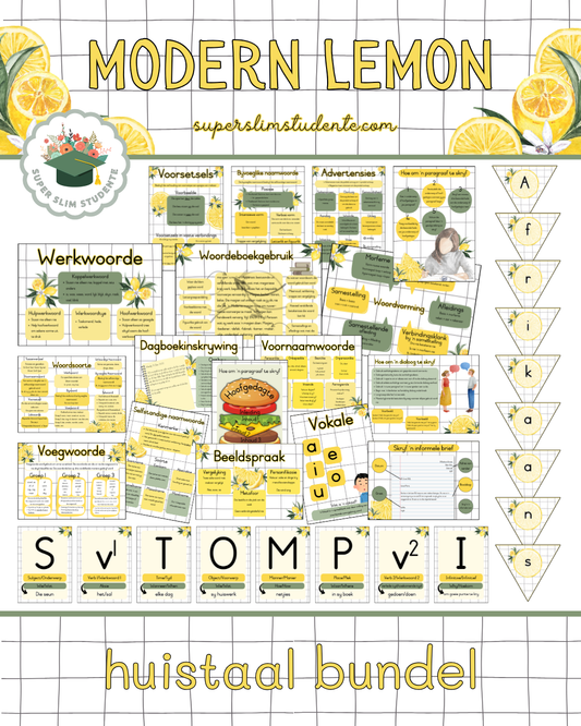 Modern Lemon Theme / Afrikaans Huistaal Bundel