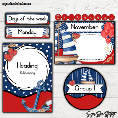 Nautical Classroom Theme (Foundation Phase)