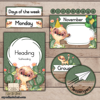 Meerkat Classroom Theme (Foundation Phase)