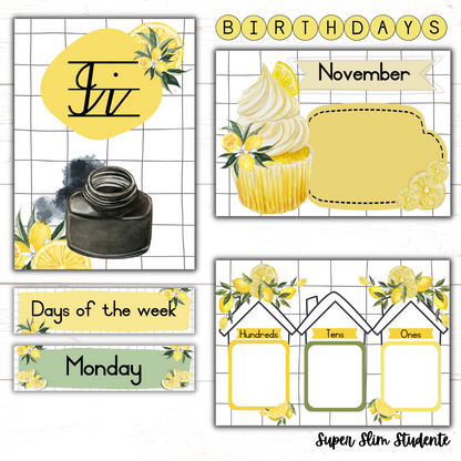 Modern Lemon Classroom Theme (Foundation Phase)