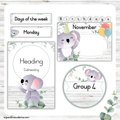 Koala Classroom Theme (Foundation Phase)