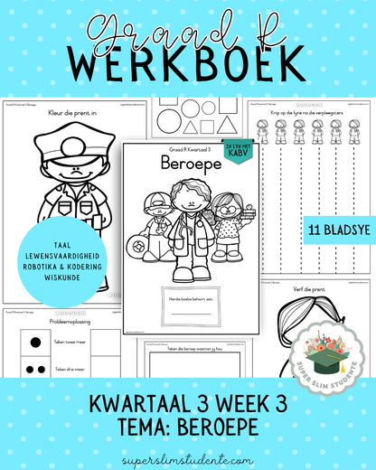 Gr. R Term 3 Workbook: Jobs people do [Choose Language]