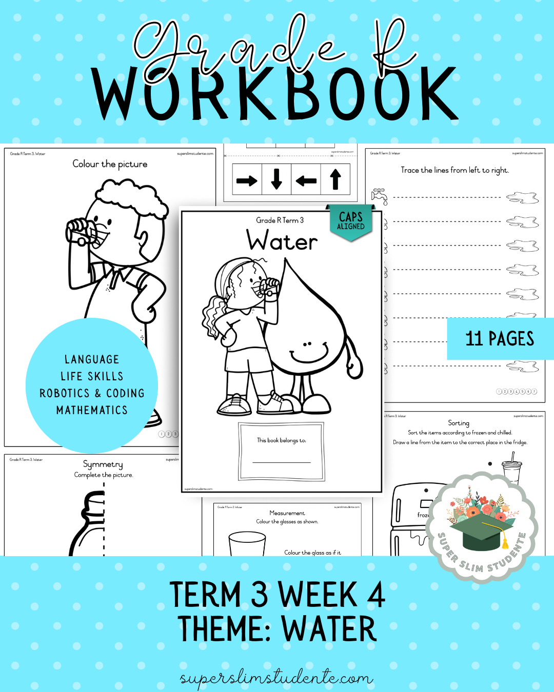 Gr. R Term 3 Workbook: Water [Choose Language]