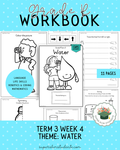 Gr. R Term 3 Workbook: Water [Choose Language]