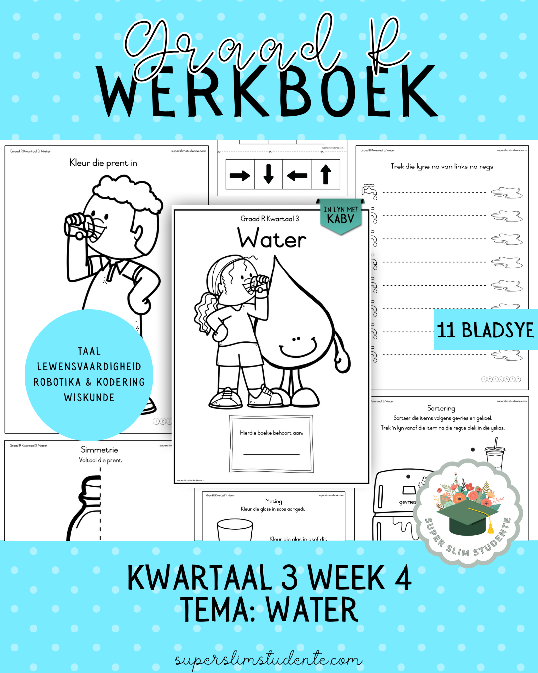 Gr. R Term 3 Workbook: Water [Choose Language]