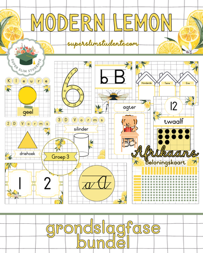 Modern Lemon Theme / Foundation Phase Bundle [Choose Language]