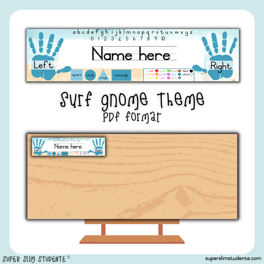 Editable Name Placemats (Different Options)