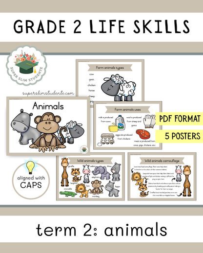 Grade 2 Term 2: Animals [Choose Language]