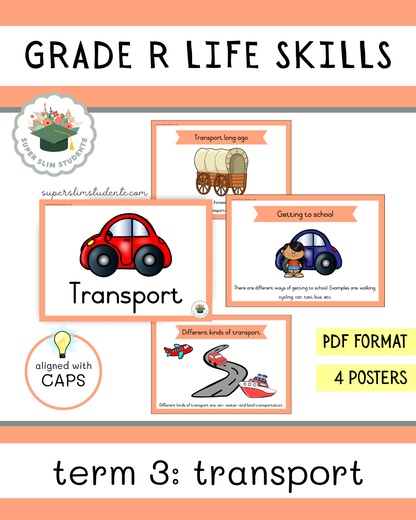 Grade R Term 3: Transport [Choose Language]