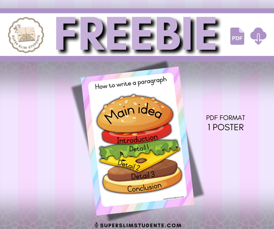 FREEBIE: How to write a paragraph