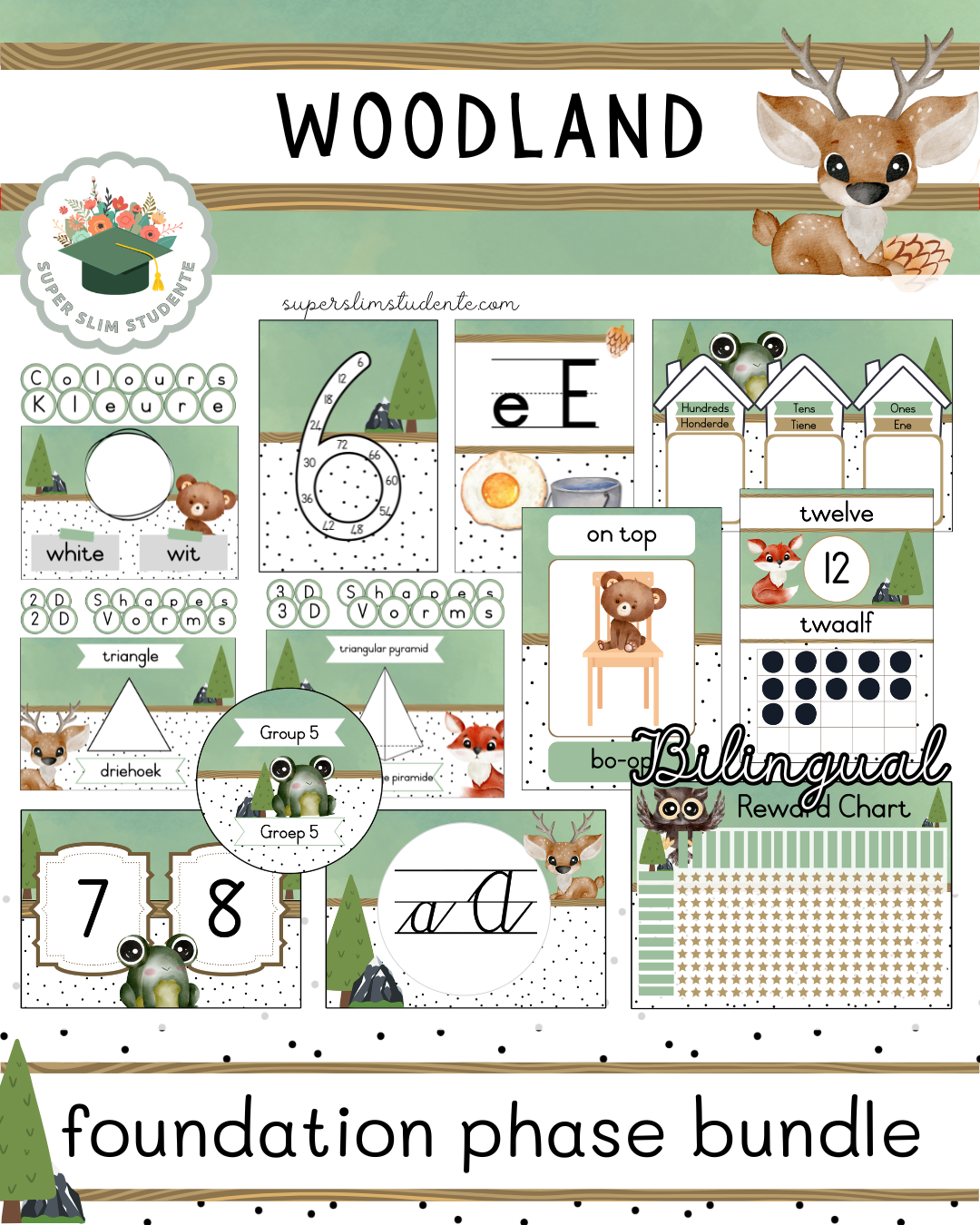 Woodland Theme / Foundation Phase Bundle [Choose Language]