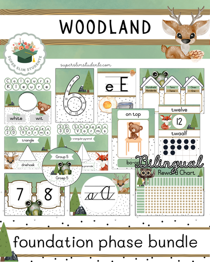 Woodland Theme / Foundation Phase Bundle [Choose Language]