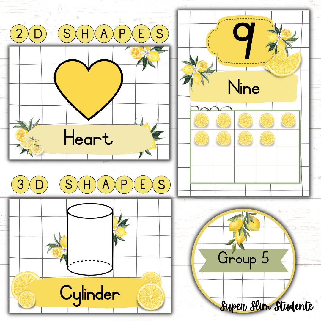 Modern Lemon Classroom Theme (Foundation Phase)