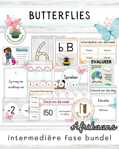 Butterflies Theme / Intermediate Phase Bundle [Choose Language]
