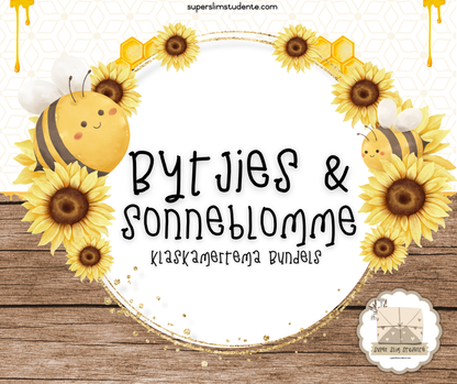 Bees and Sunflowers [Theme Bundles]