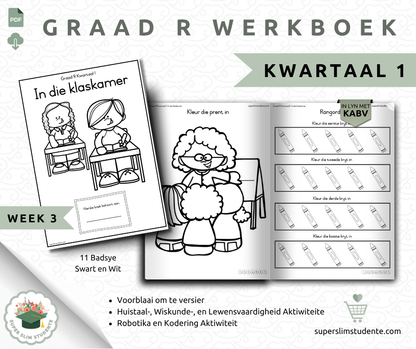 Gr. R Term 1 Workbook: In the classroom [Choose Language]